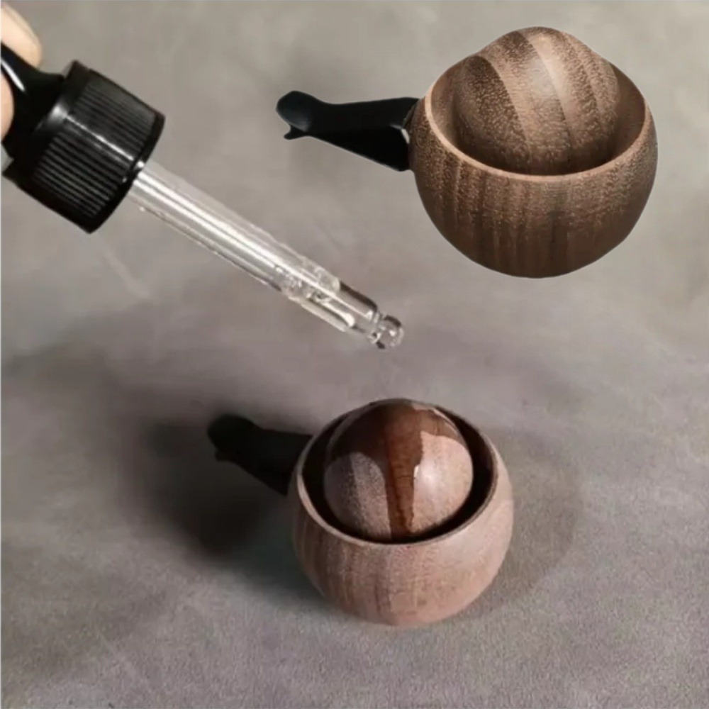 Home Fragrance Homemade - Araba Ev Esansiyel Yağı Difüzörü Ahşaptan