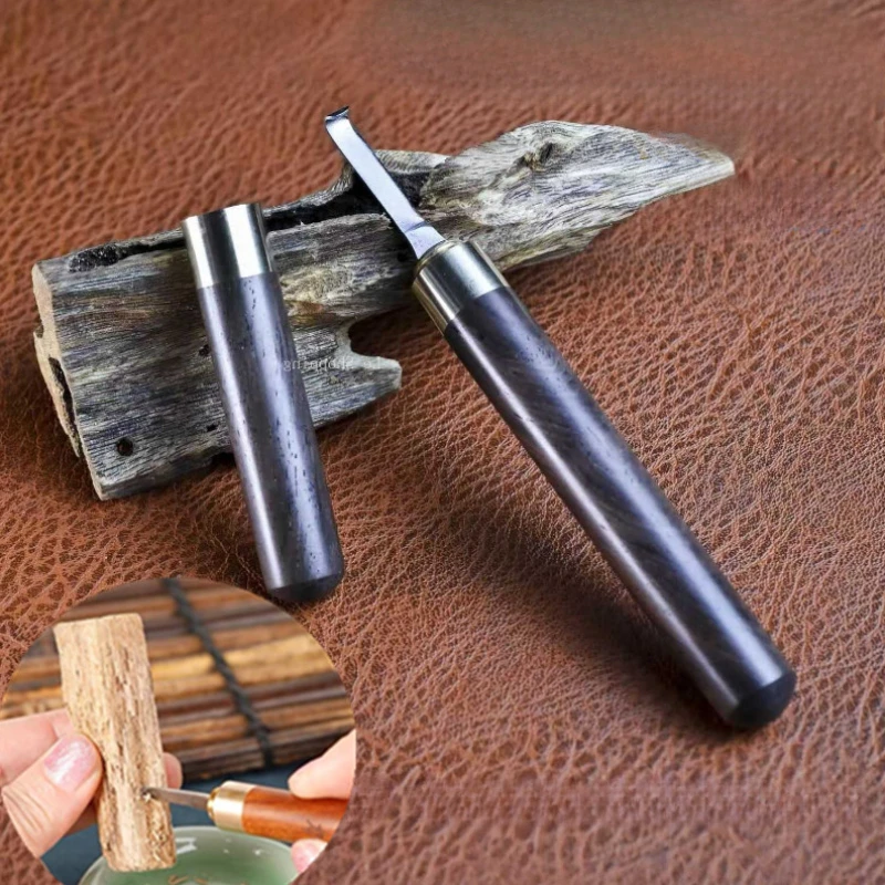 Home Fragrance Vanilla Cashmere - Agarwood Kanca Bıçak katı ahşap Saplı