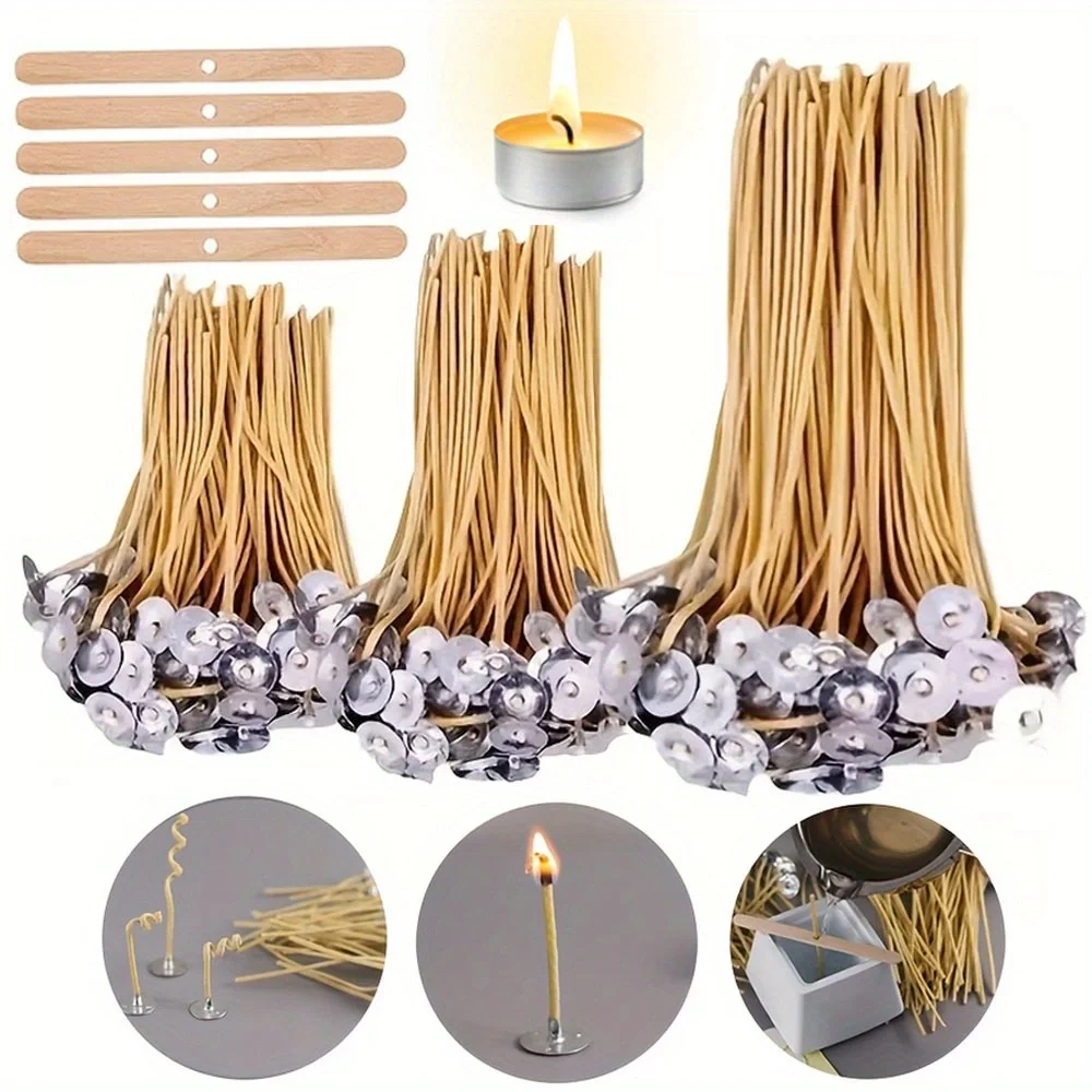 Beeswax Taper Candle - Mum Fitilleri 50 ADET 8 Inç