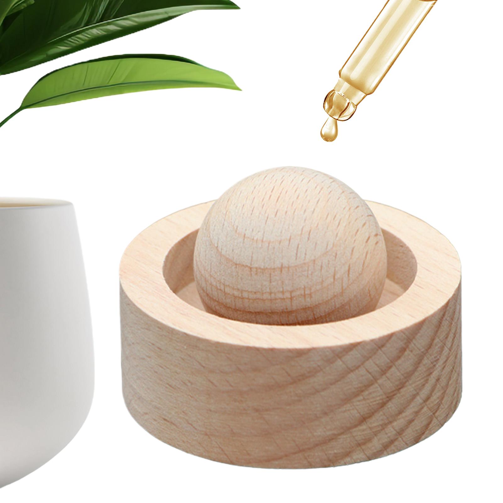 Home Fragrance Homemade - Doğal Ahşaptan Yapılmış Araba Esansiyel Yağ