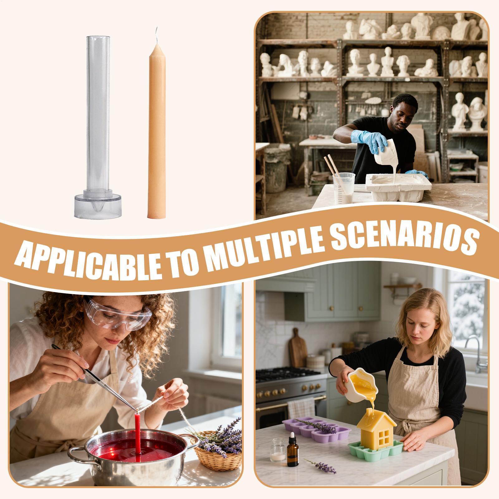 Beeswax Taper Candle - Mum Kalıbı Konik Balmumu Mum Yapımı