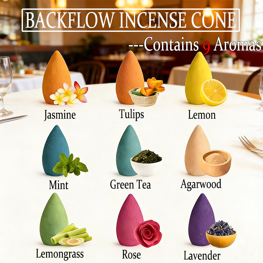 Home Fragrance Vanilla Cashmere - Yüksek Kaliteli Doğal Geri Akışlı Tütsü