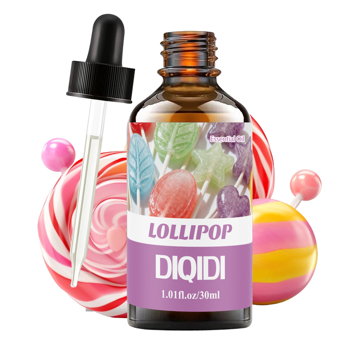 Home Fragrance Co - 30ml lolipop esansiyel yağı, Noel şekeri