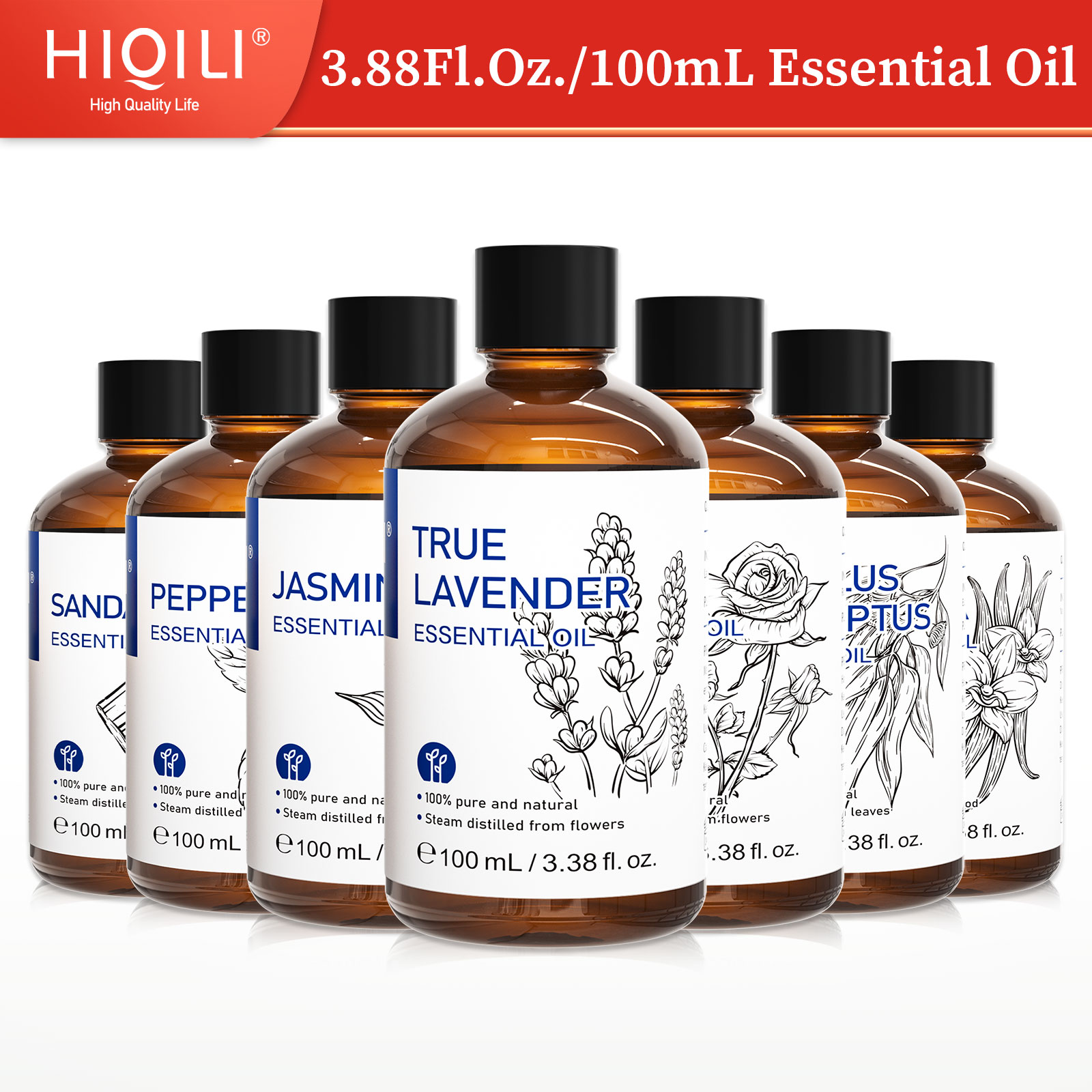 Home Fragrance Units - HIQILI %100 Doğal, 100mL Mum ve