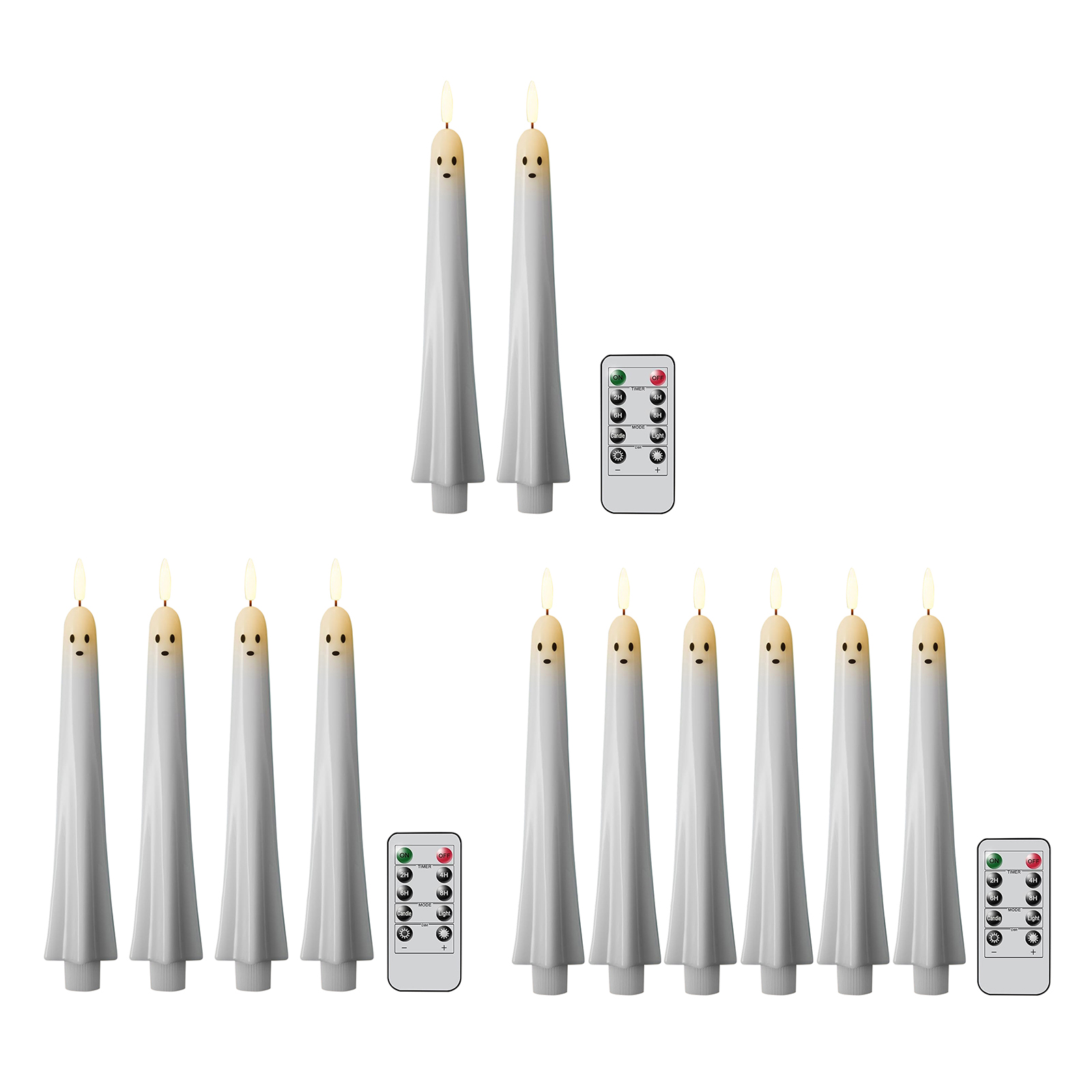 F5 Hayalet Şeklinde Hayalet Mu - Beeswax Taper Candle incelemesi ve fiyatı