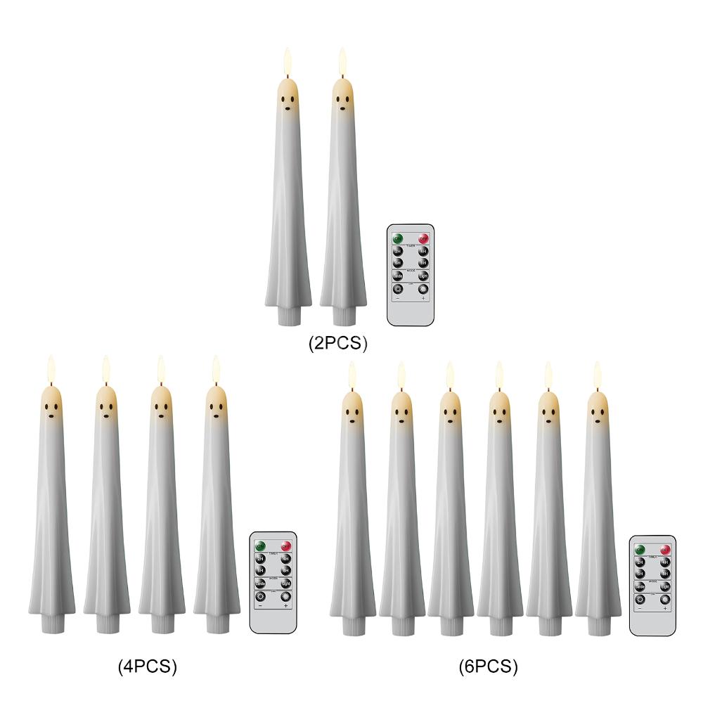 F5 Hayalet Şeklinde Hayalet Mu - Beeswax Taper Candle incelemesi ve fiyatı