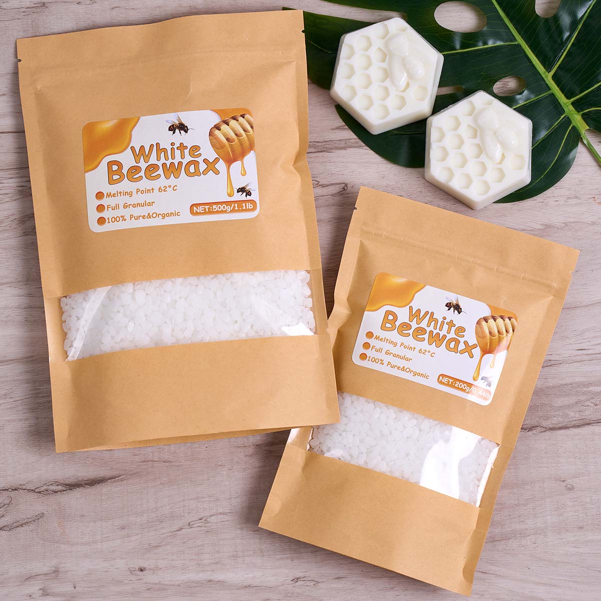 1000g Beyaz Balmumu DIY Mum Ya - Beeswax Taper Candle incelemesi ve fiyatı