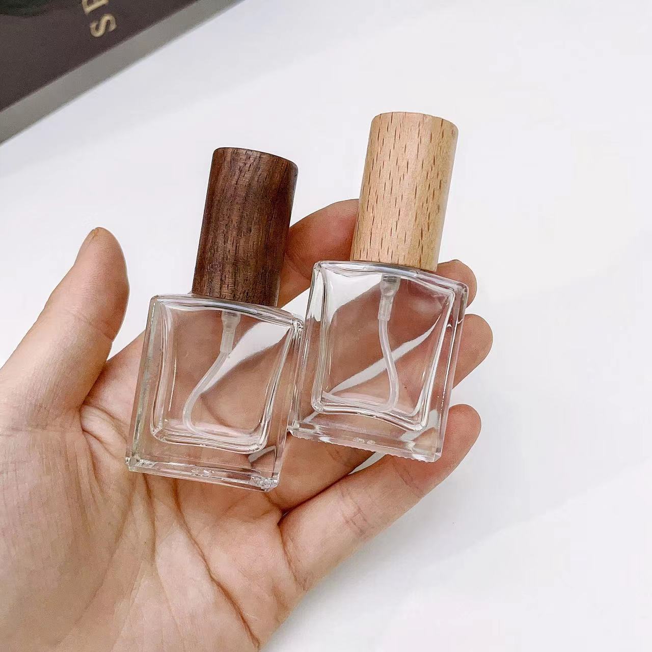 Ahşap kap boş parfüm Atomizer  - Perfume Atomizer Travel incelemesi ve fiyatı
