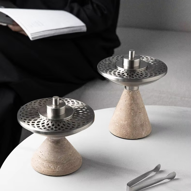 Doğal Traverten Tütsülük Metal - Home Fragrance Vanilla Cashmere incelemesi ve fiyatı