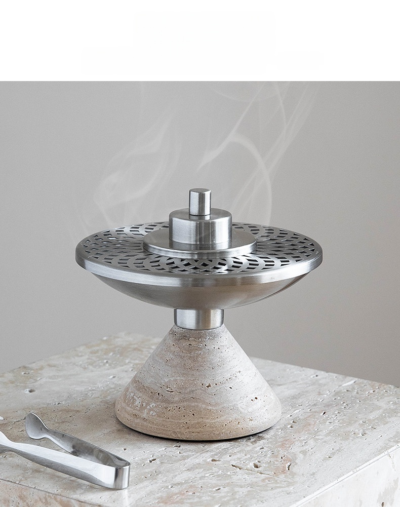 Doğal Traverten Tütsülük Metal - Home Fragrance Vanilla Cashmere incelemesi ve fiyatı