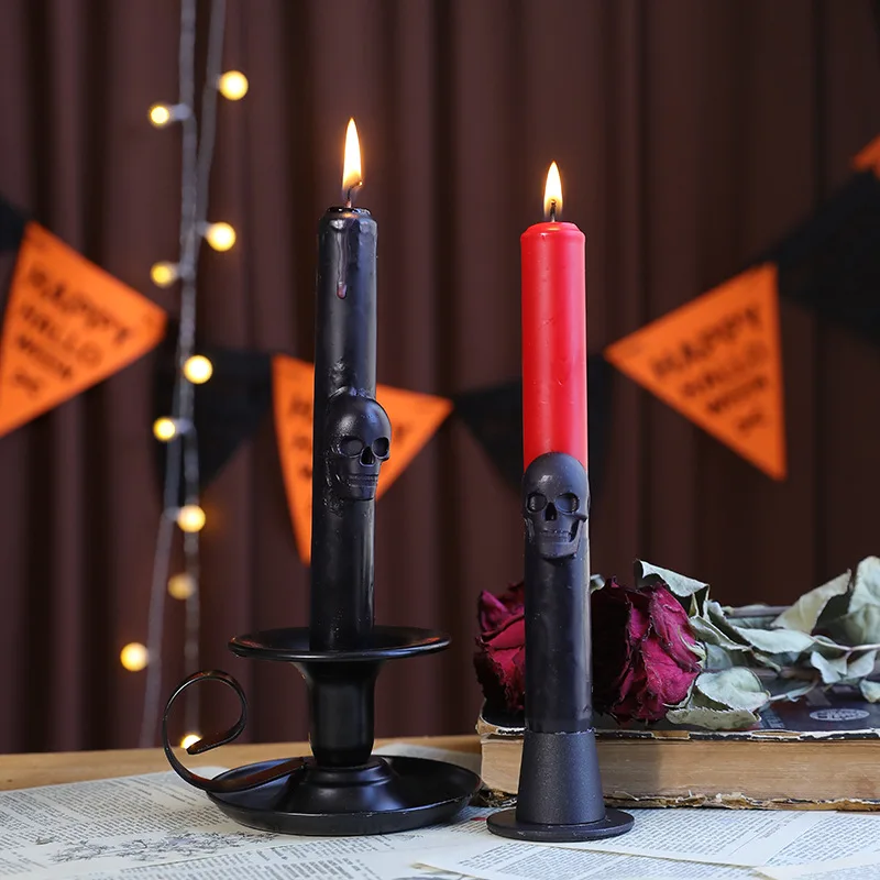 Gotik Kafatası Konik Mumlar So - Beeswax Taper Candle incelemesi ve fiyatı