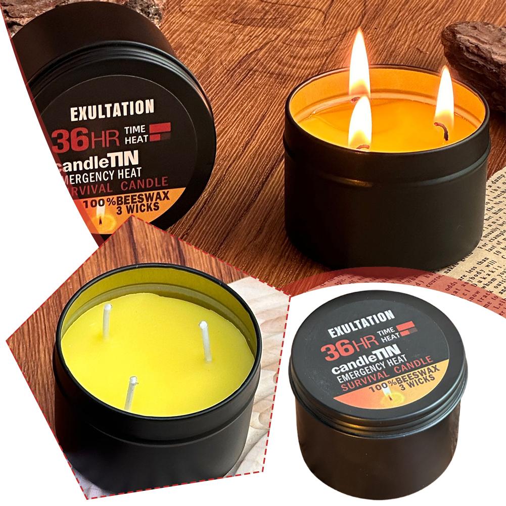 Acil Durum Mumu 36 Saat 3 Fiti - Beeswax Taper Candle incelemesi ve fiyatı